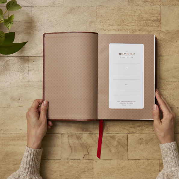 NKJV Giant Print End-of-Verse Reference Bible, Leathersoft, Red Letter