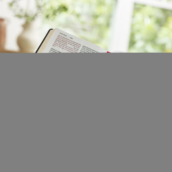 NKJV Giant Print End-of-Verse Reference Bible, Purple Leathersoft, Red Letter, Comfort Print: Holy Bible