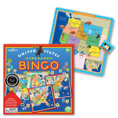 NEW eeBoo /"United States Bingo/" Educational Game for the Whole Family