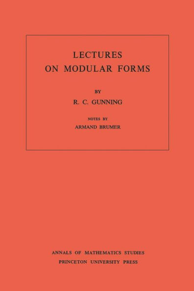 Lectures on Modular Forms