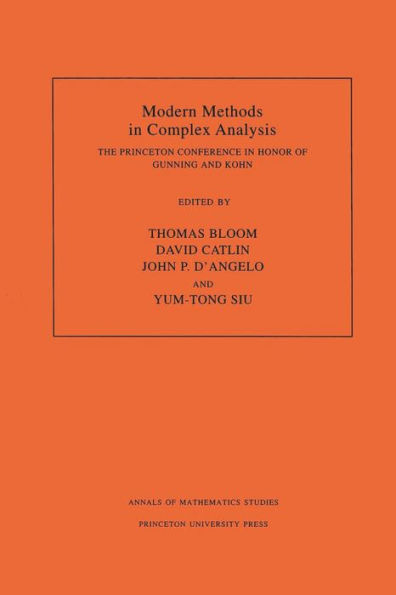 Modern Methods in Complex Analysis: The Princeton Conference in Honor of Gunning and Kohn