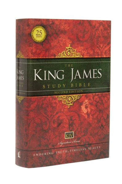 KJV Study Bible, Large Print, Hardcover, Red Letter: Second Edition