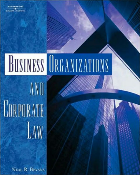 Business Organizations and Corporate Law / Edition 1