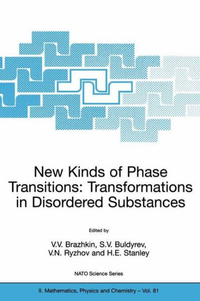 New Kinds of Phase Transitions: Transformations in Disordered Substances / Edition 1