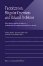 Factorization, Singular Operators and Related Problems / Edition 1