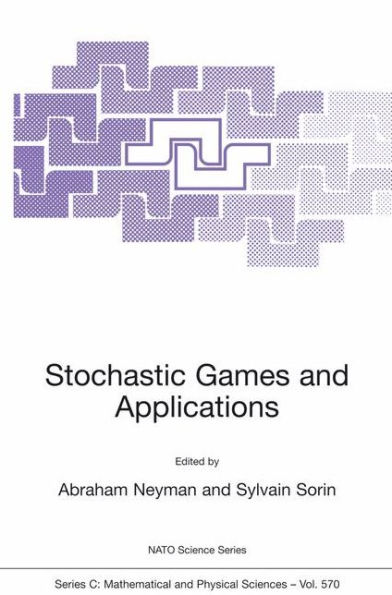Stochastic Games and Applications / Edition 1