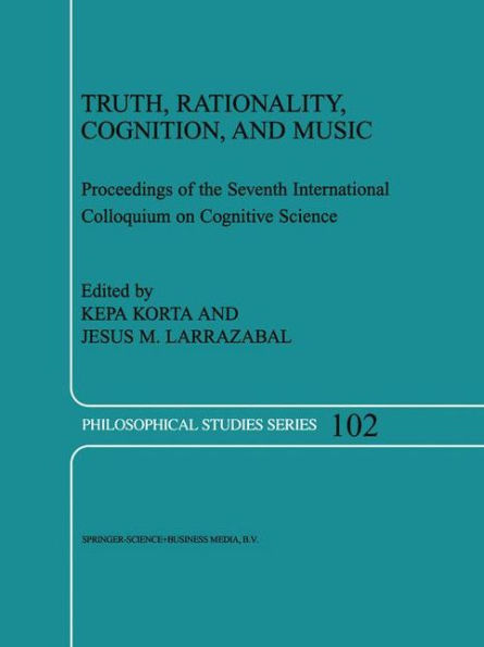 Truth, Rationality, Cognition, and Music / Edition 1