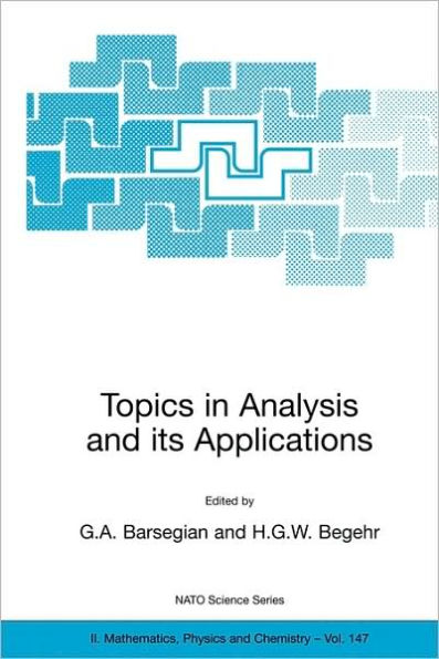 Topics in Analysis and its Applications / Edition 1