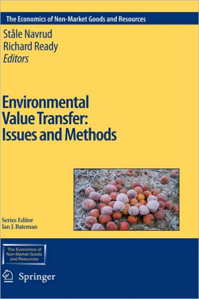 Environmental Value Transfer: Issues and Methods / Edition 1