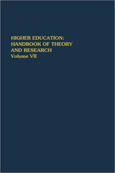 Higher Education: Handbook of Theory and Research / Edition 1