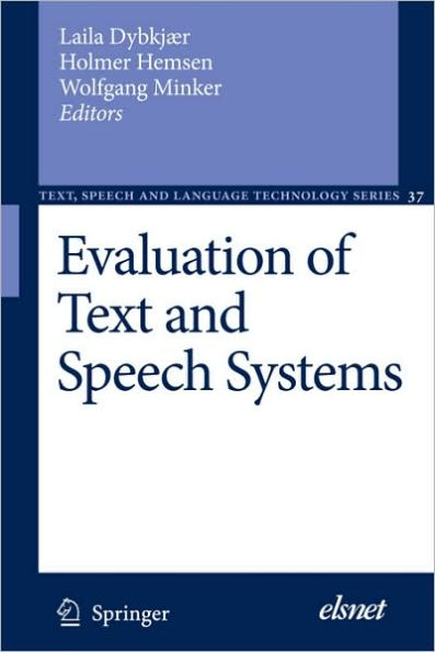 Evaluation of Text and Speech Systems / Edition 1