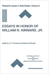 Title: Essays in Honor of William N. Kinnard, Jr. / Edition 1, Author: C.F. Sirmans