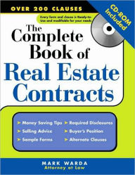 Title: Complete Book of Real Estate Contracts, Author: Mark Warda