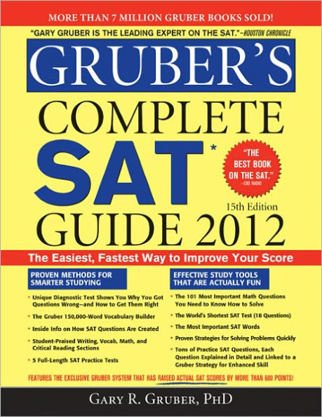 Gruber's Complete SAT Guide 2012, 15E