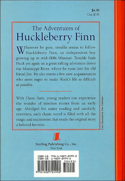 The Adventures of Huckleberry Finn (Classic Starts Series)