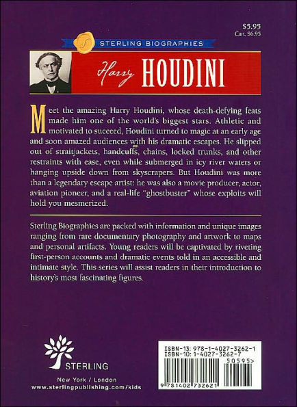 Harry Houdini: Death-Defying Showman (Sterling Biographies Series)