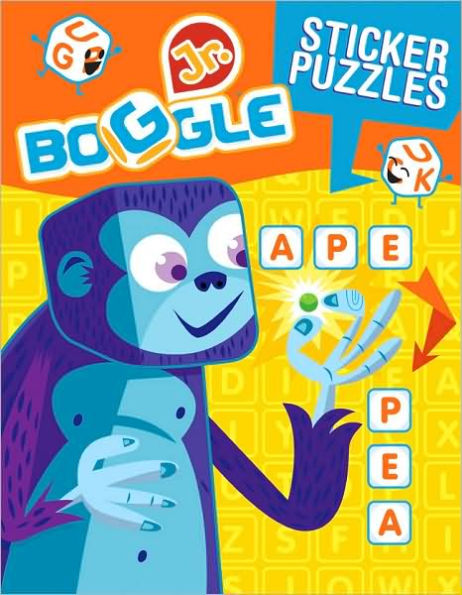 BOGGLE Jr. Sticker Word Puzzles