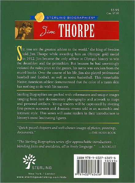 Jim Thorpe: An Athlete for the Ages (Sterling Biographies Series)