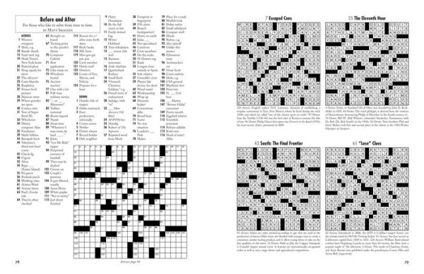 Three-Day Weekend Crosswords