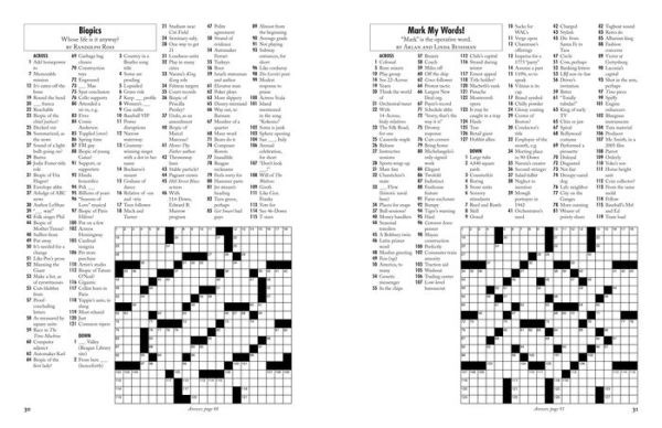 Three-Day Weekend Crosswords