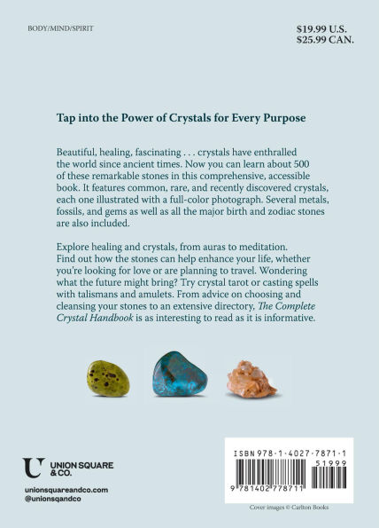 The Complete Crystal Handbook: Your Guide to More than 500 Crystals