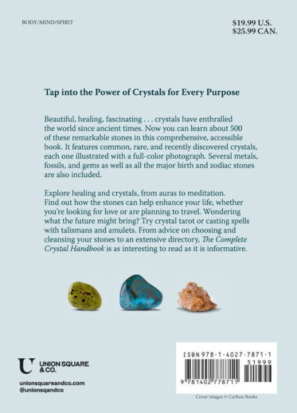 The Complete Crystal Handbook: Your Guide to More than 500 Crystals