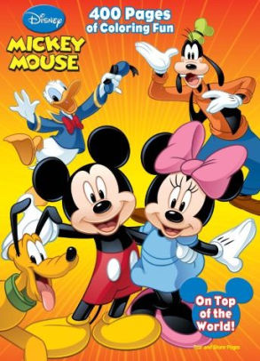 Disney Mickey Mouse And All His Friends 400 Pages Of Coloring Fun By Dalmatian Press Paperback Barnes Noble