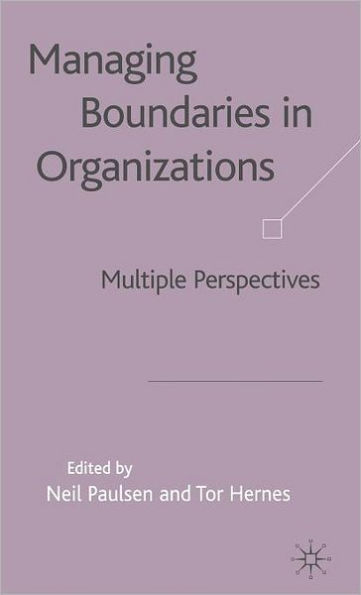 Managing Boundaries in Organizations: Multiple Perspectives