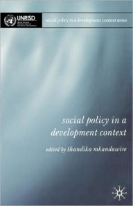 Title: Social Policy in a Development Context, Author: T. Mkandawire