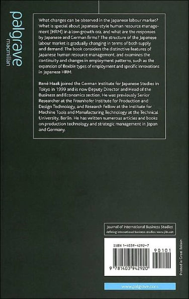 The Changing Structure of Labour in Japan: Japanese Human Resource Management between Continuity and Innovation