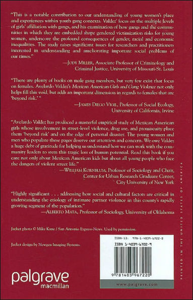 Mexican American Girls and Gang Violence: Beyond Risk / Edition 1