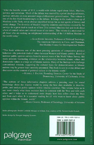 Values and Perceptions of the Islamic and Middle Eastern Publics / Edition 1