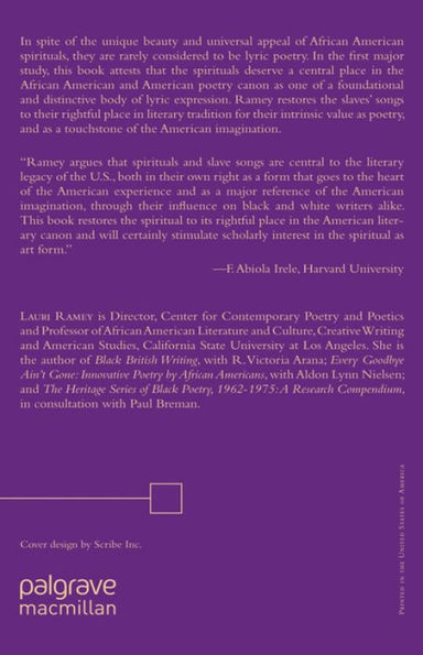 Slave Songs and the Birth of African American Poetry / Edition 1