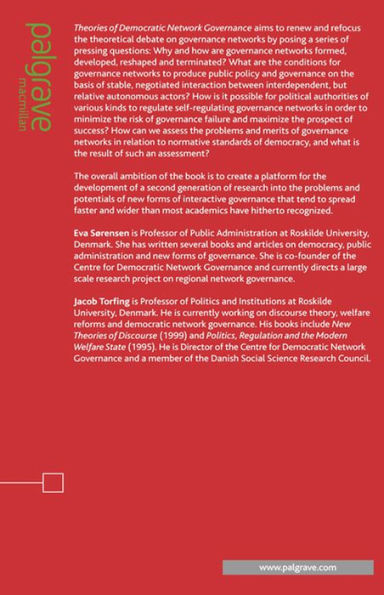 Theories of Democratic Network Governance