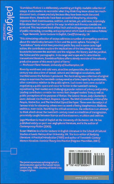 Scandalous Fictions: The Twentieth-Century Novel in the Public Sphere
