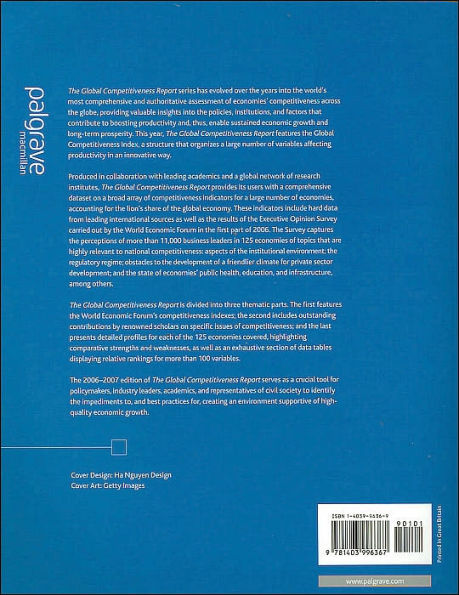 The Global Competitiveness Report 2006-2007