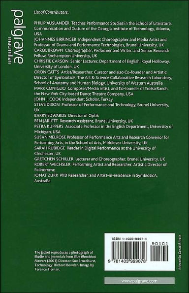 Performance and Technology: Practices of Virtual Embodiment and Interactivity