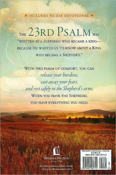 Safe in the Shepherd's Arms: Hope and Encouragement from Psalm 23