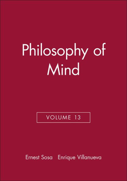 Philosophy of Mind, Volume 13 / Edition 1