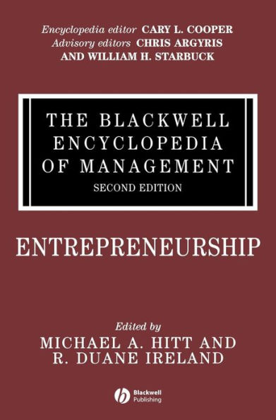 The Blackwell Encyclopedia of Management, Entrepreneurship / Edition 1