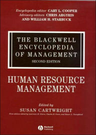 Title: The Blackwell Encyclopedia of Management, Human Resource Management / Edition 2, Author: Susan Cartwright