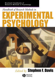 Title: Handbook of Research Methods in Experimental Psychology / Edition 1, Author: Stephen F. Davis