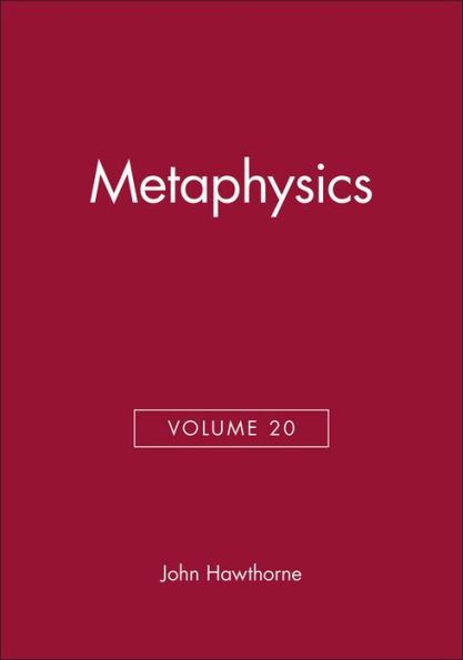 Metaphysics, Volume 20 / Edition 1