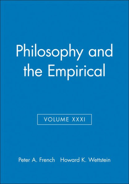 Philosophy and the Empirical, Volume XXXI / Edition 1