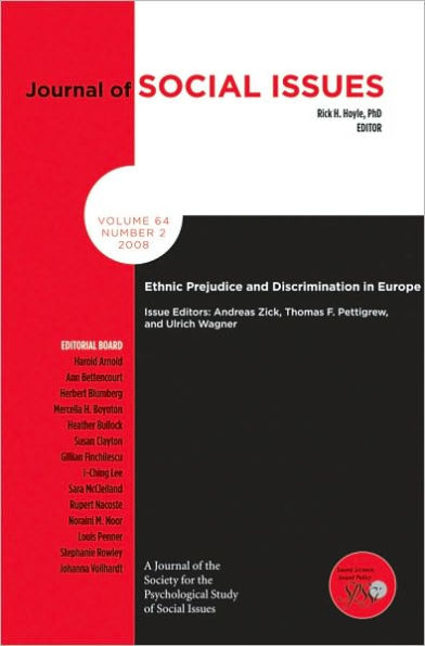 Prejudice and Discrimination in Europe / Edition 1