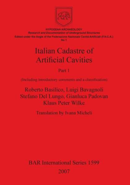 Italian Cadastre of Artificial Cavities