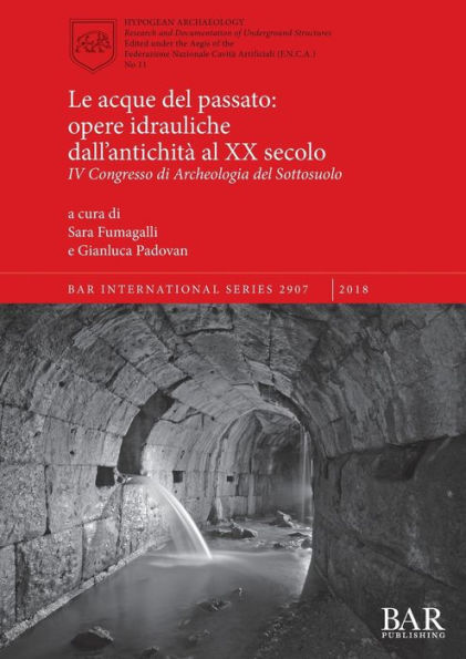 Le acque del passato: opere idrauliche dall'antichità al XX secolo: IV Congresso di Archeologia del Sottosuolo
