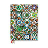 Title: Paperblanks 2024-2025 Weekly Planner Porto Portuguese Tiles 18-Month Ultra Vertical Elastic Band 208 Pg 80 GSM