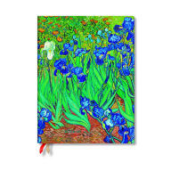 Title: Paperblanks 2024-2025 Weekly Planner Van Gogh Irises Van Gogh Irises 18-Month Ultra Vertical Elastic Band 208 Pg 80 GSM
