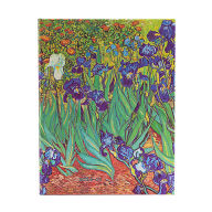 Title: Paperblanks 2024-2025 Weekly Planner Van Gogh Irises Van Gogh Irises 18-Month Ultra Vertical Elastic Band 208 Pg 80 GSM